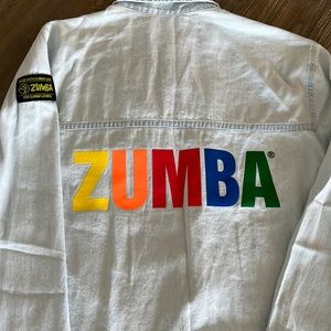 Light washed denim button down by ZUMBA💛🧡❤️💙💚